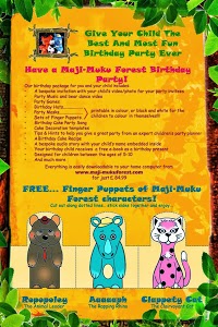 Maji Muku Forest Kids Birthday Parties 1211078 Image 2