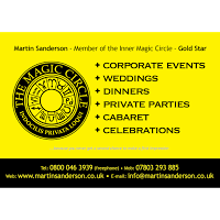 Martin Sanderson Magic Circles Close Up Party Magician of the Year www.martinsanderson.co.uk 1207643 Image 4